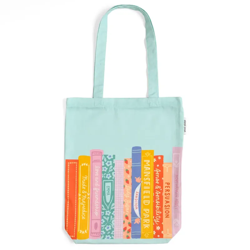 Jane Austen Books Tote Bag