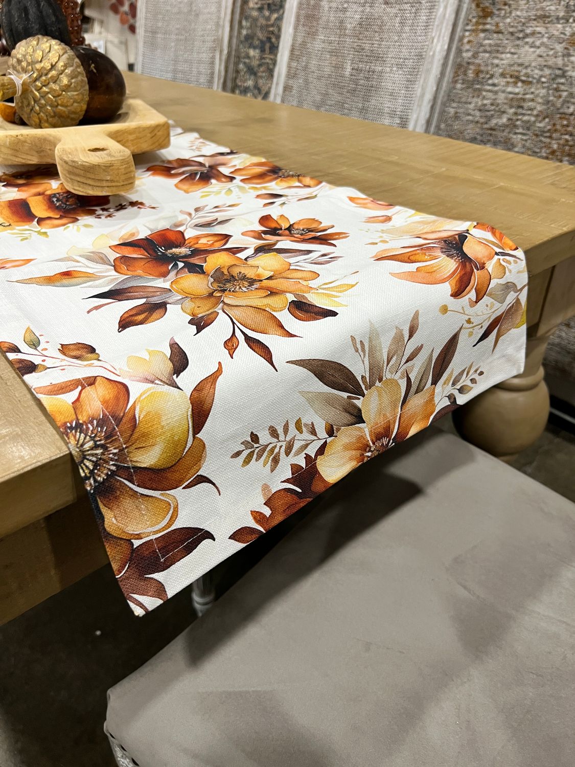 Rustic Blooms Table Runner 14&quot;x54&quot;