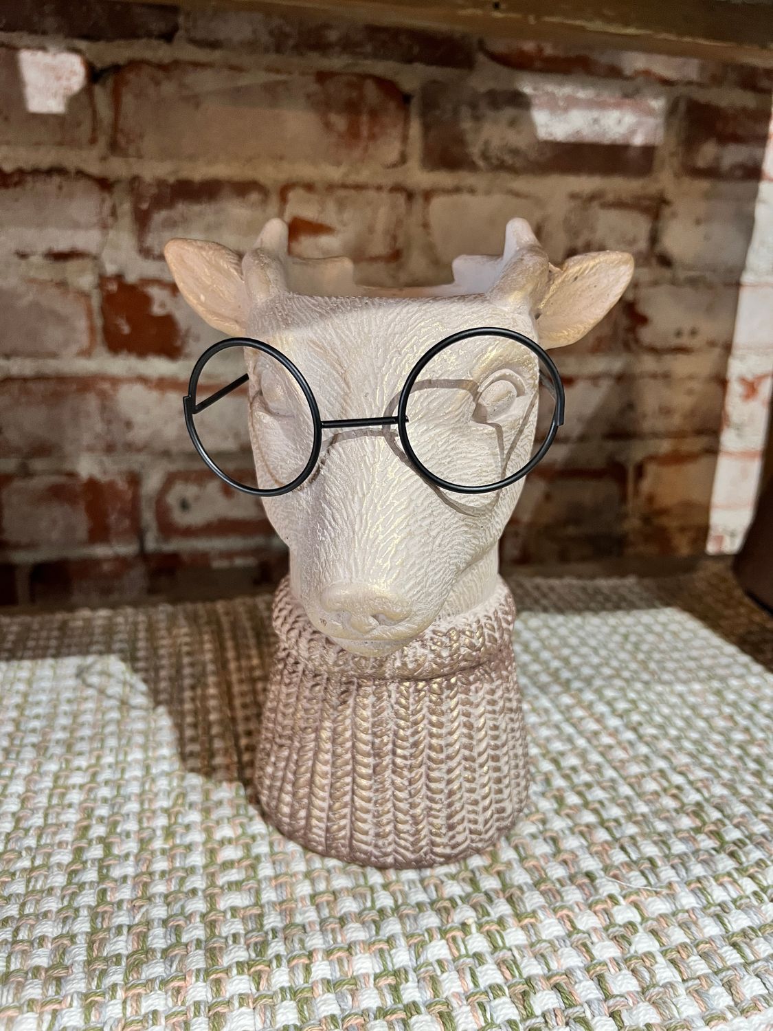 Eyeglasses Deer Vase