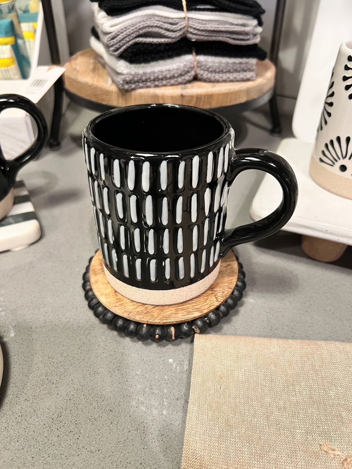Lines Stoneware Mug