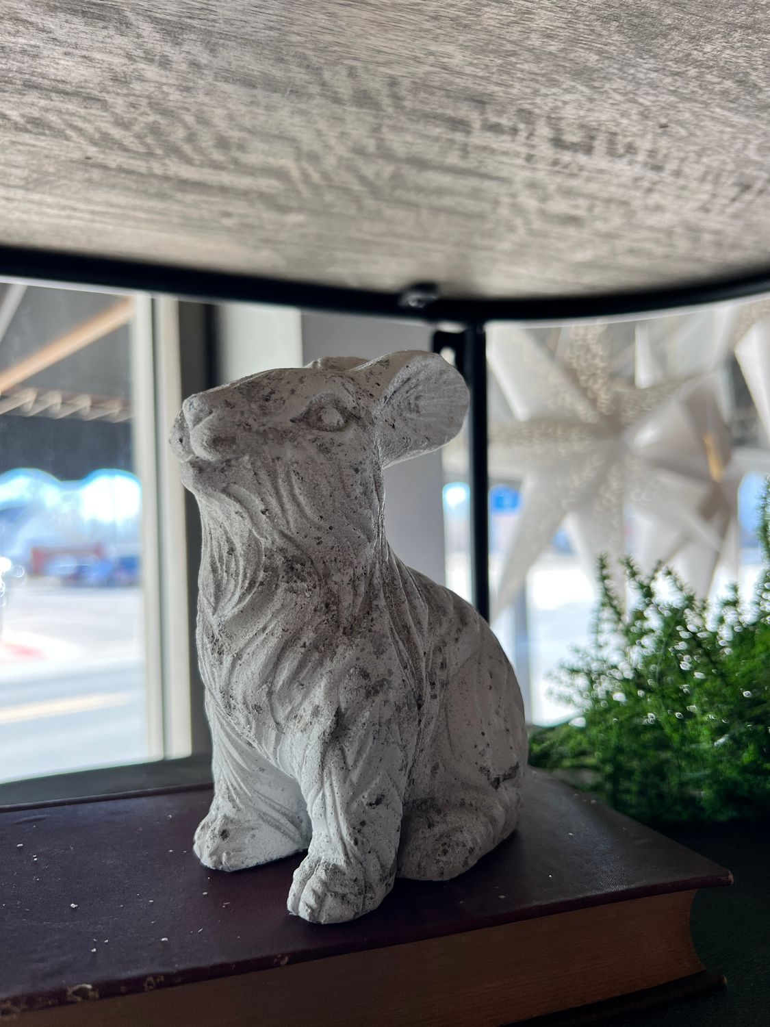 Weathered Cement Rabbit