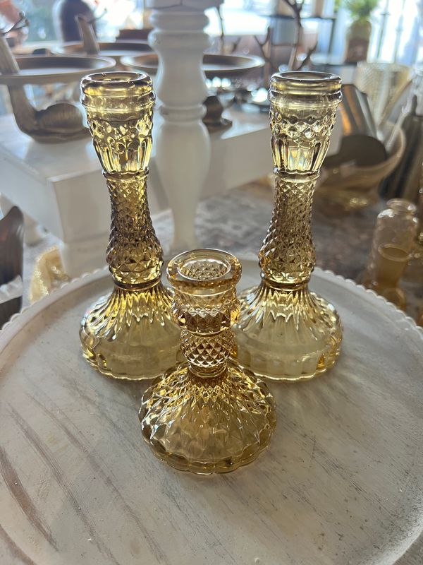 Amber Gillian Candlestick