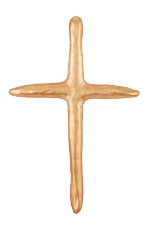 Gold Decorative Cross Sitter