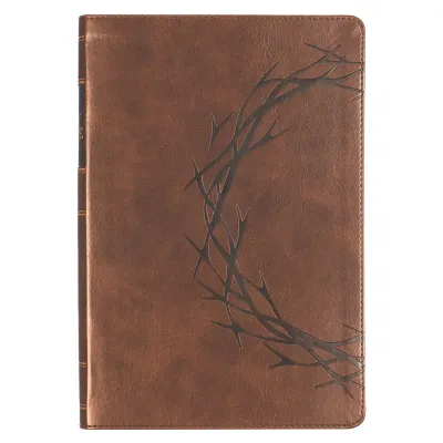 Crown Leather KJV Bible Giant Print
