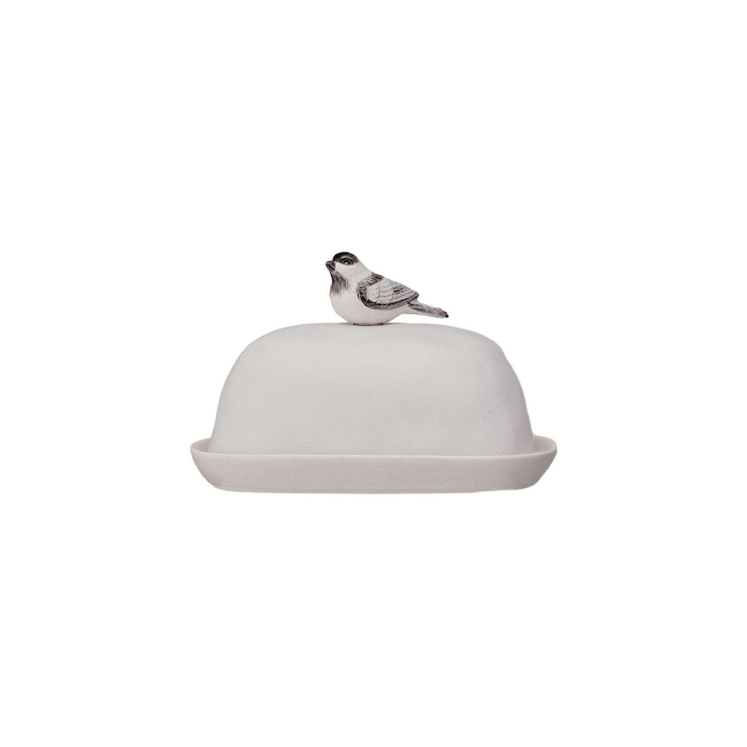 Perched Bird Butter Dish