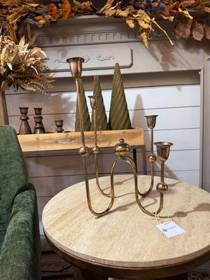 4 Iron Taper Candle Holder 12121