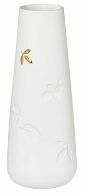 RÄDER Vase mit goldenem Blatt RÄDER Vase mit goldenem Blatt "Klein"