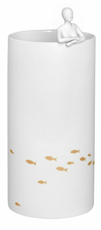 RÄDER Porzellangeschichten Vase RÄDER Porzellangeschichten Vase "Badeteich"