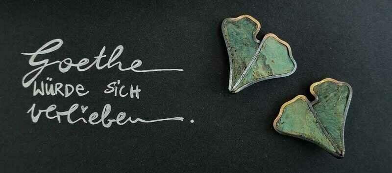 Ohrclip "Gingko"