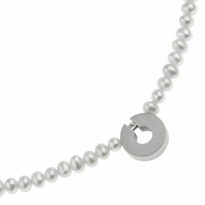 Ernstes Design Ernstes Design "Perlencollier mit Anhänger" K73