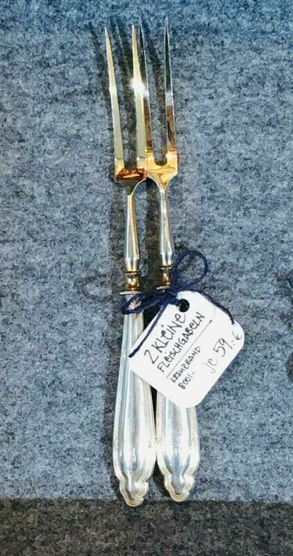 Antike Fleischgabel in Echt-Silber Antike Fleischgabel in Echt-Silber