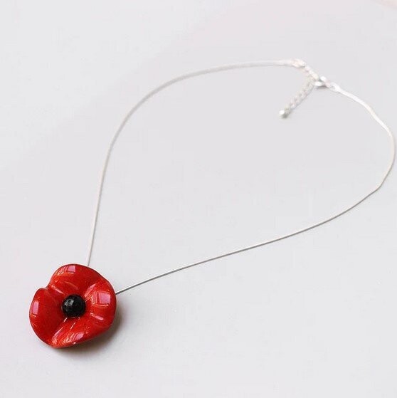 Ceraselle Kette Mohnblume Ceraselle Kette Mohnblume