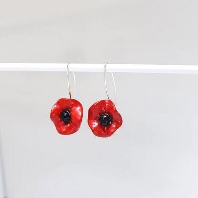 Ceraselle Ohrringe Mohnblume Ceraselle Ohrringe Mohnblume