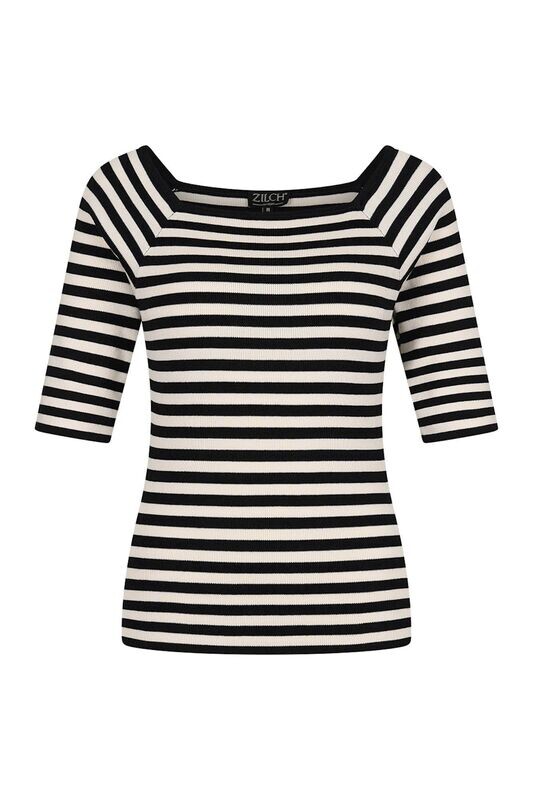 ZILCH Top mit eckigem Kragen ZILCH Top mit eckigem Kragen