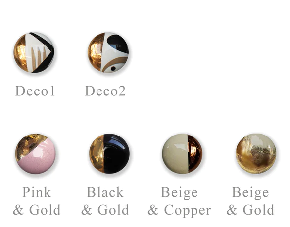 Ceraselle Golden Touch Keramik Button (diverse Farbvarianten) Ceraselle Golden Touch Keramik Button (diverse Farbvarianten)