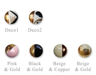 Ceraselle Golden Touch Keramik Button (diverse Farbvarianten)