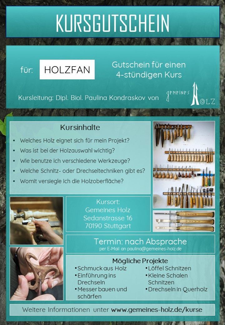 Gutschein für einen Kurs