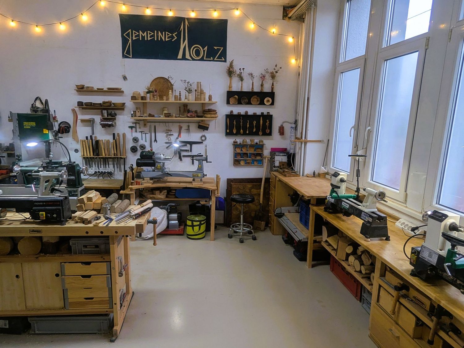 Schnitzen und Drechseln: offene Atelierwerkstatt