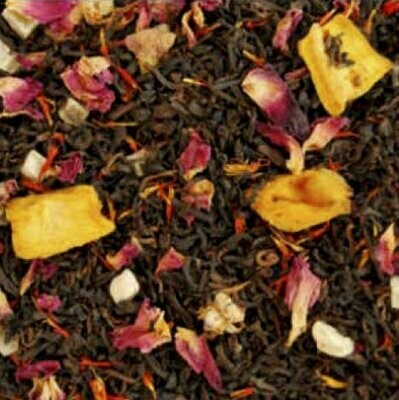 Té Rojo pu erh Mango y Rosas (1 Kg)