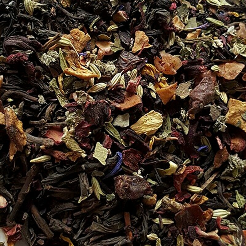 Té Rojo pu erh Melocotón y frutas(72 gr)