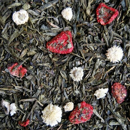 Té Verde Champán con Fresas (1 Kg)