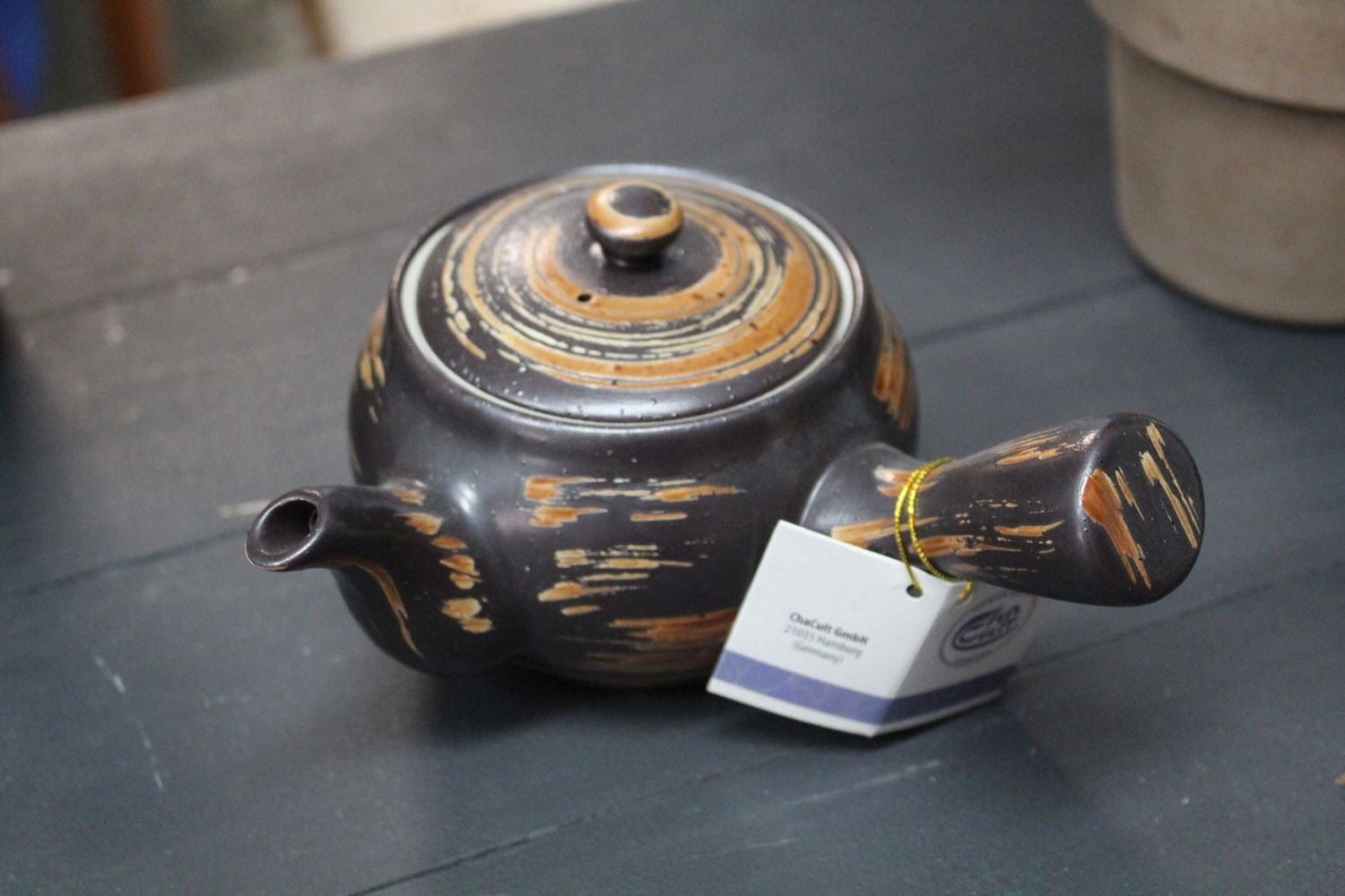 Tetera individual de porcelana