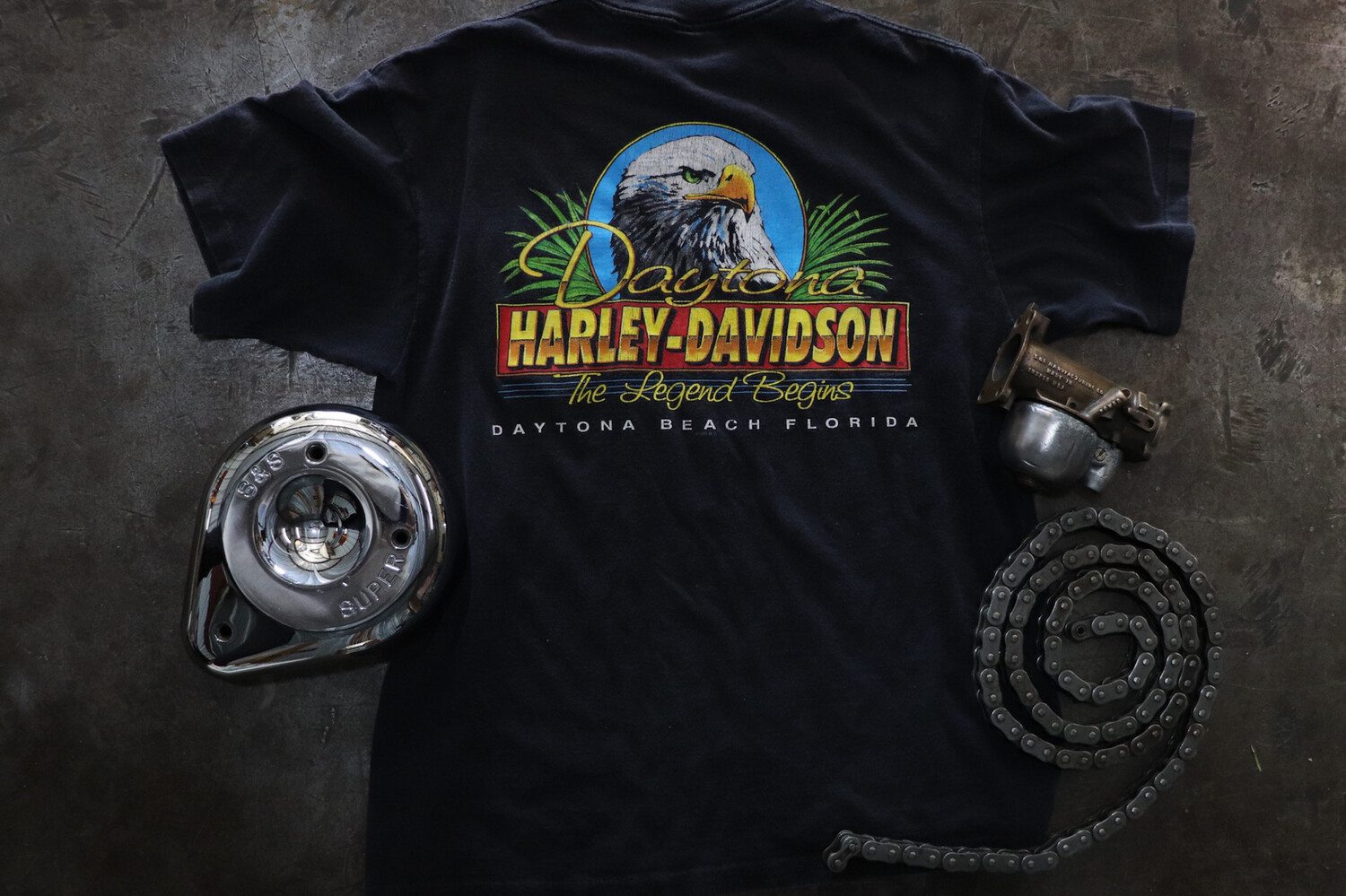 VINTAGE DAYTONA HARLEY-DAVIDSON T-SHIRT