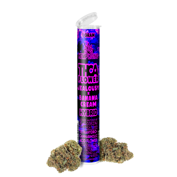 Hemp Living THCA Pre Roll | Jealousy & Banana Cream