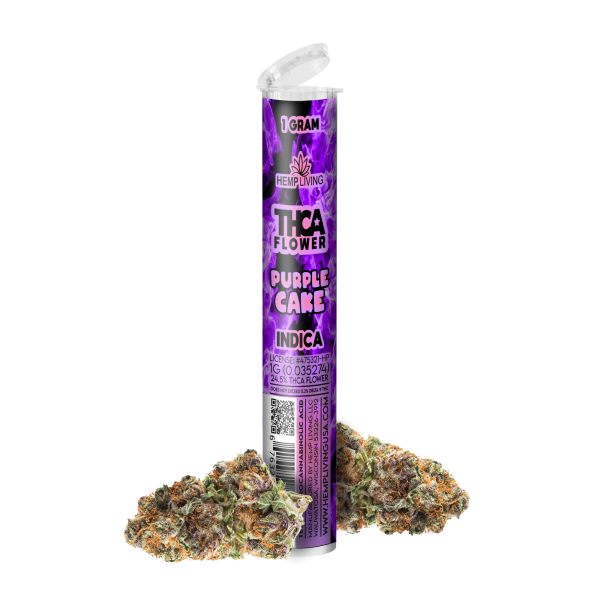 Hemp Living THCA Pre Roll | Purple Cake