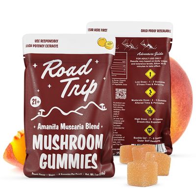 Road Trip Mushroom Gummies | Amanita Blend Peach