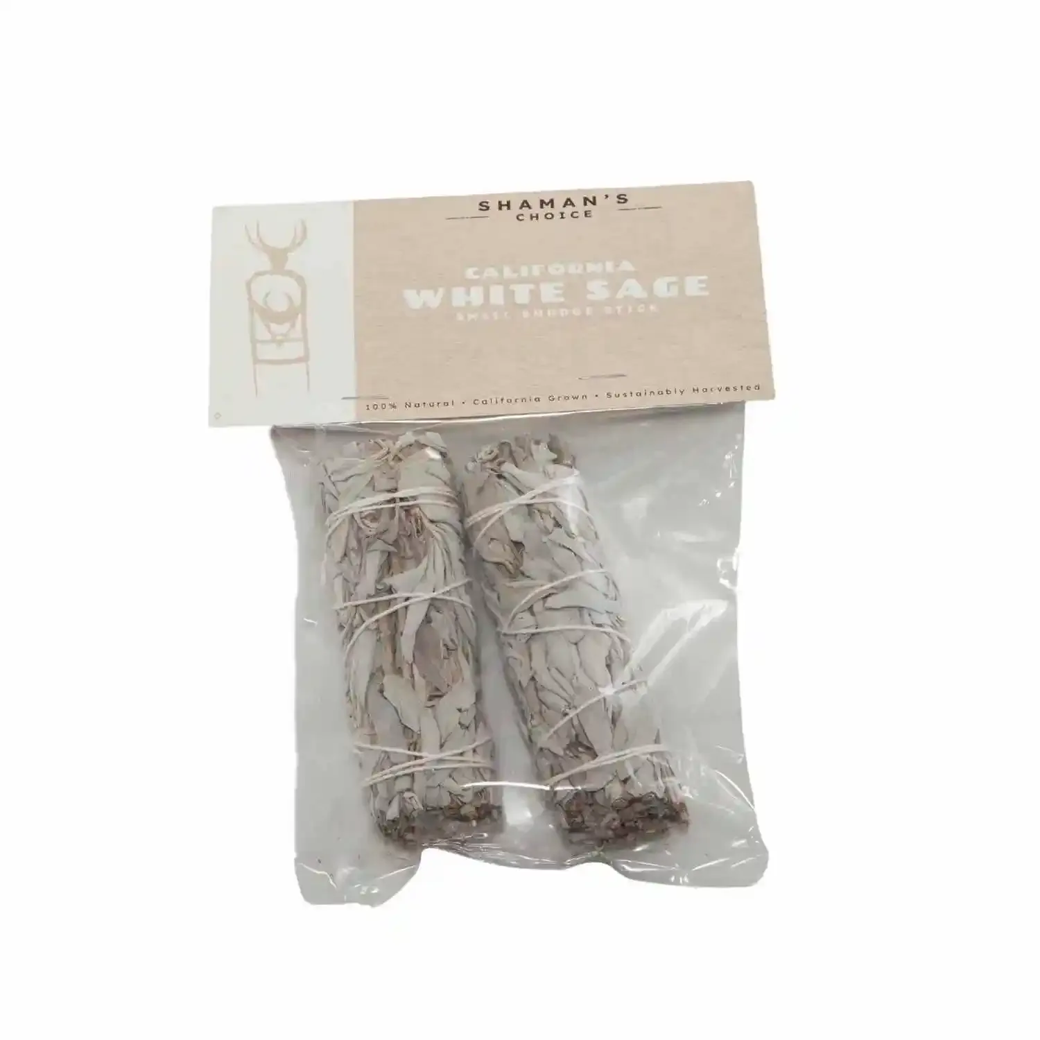 Shamans Choice 4" White Sage 2pk