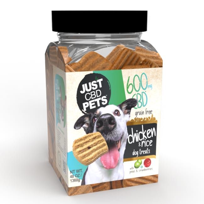 Just CBD Pets Dog Treats | Chicken & Rice 10mg/ea