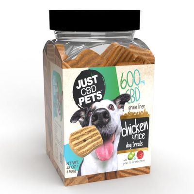 Just CBD Pets Dog Treats | Chicken & Rice 10mg/ea