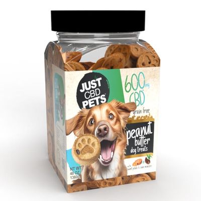 Just CBD Pets Dog Treats | Peanut Butter 7.5mg/ea