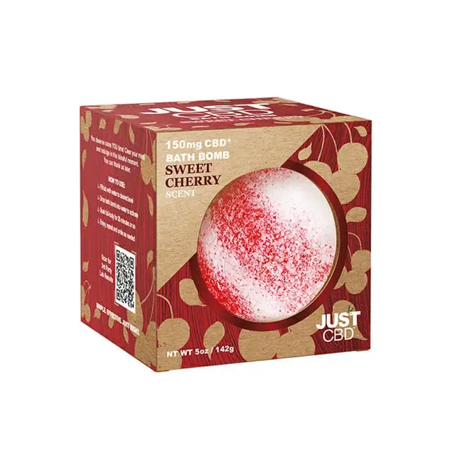 Just CBD Bath Bomb | Sweet Cherry