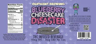 Oliphant 10mg I Blueberry Cheesecake Disaster