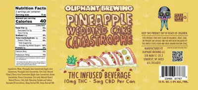 Oliphant 10mg I Pineapple Wedding Cake Catastrophe