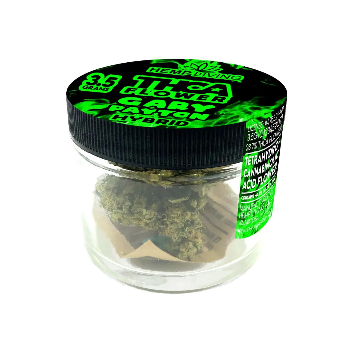 Hemp Living THCA Flower 3.5gr | Gary Payton