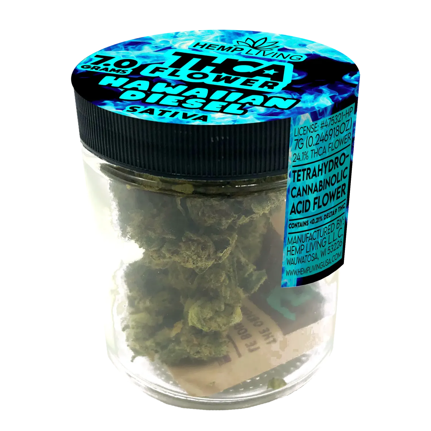 Hemp Living THCA Flower 7gr | Hawaiian Diesel