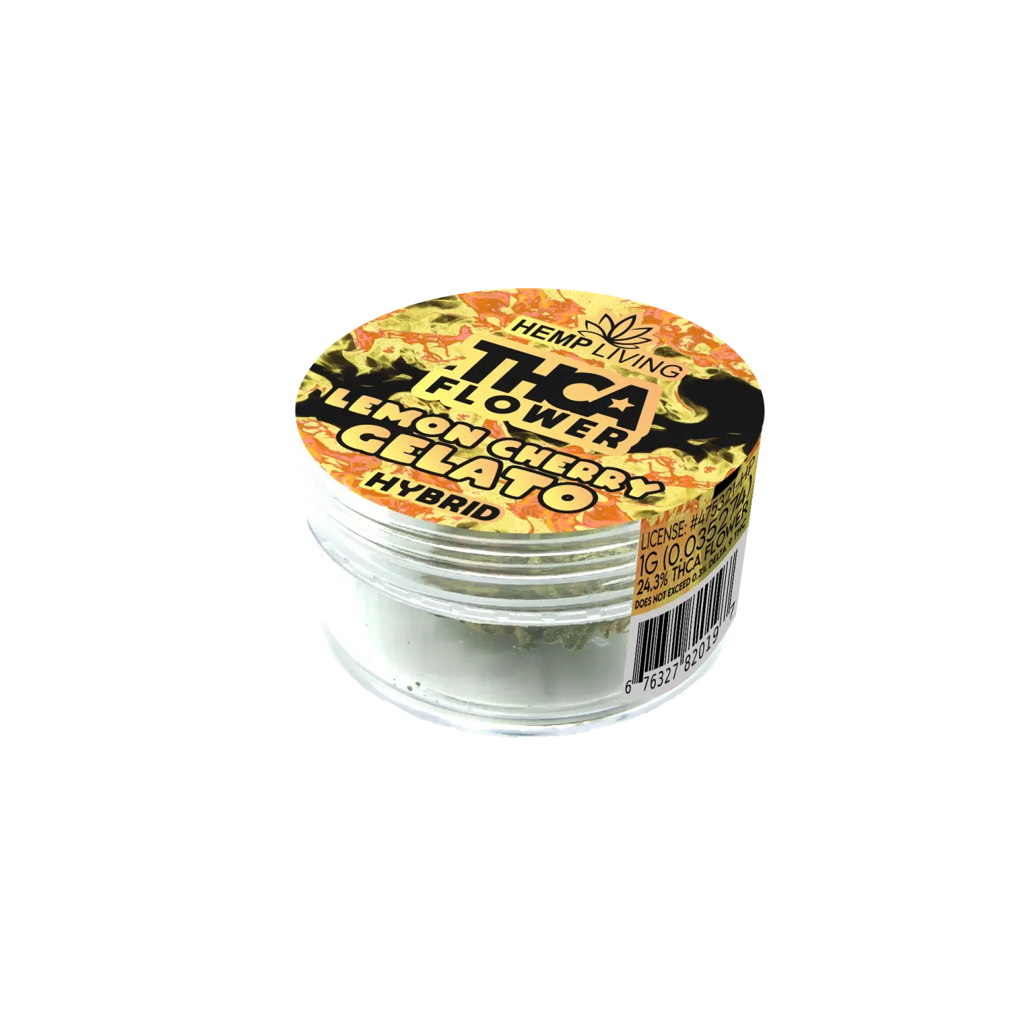 Hemp Living THCA Flower 1gr | Lemon Cherry Gelato
