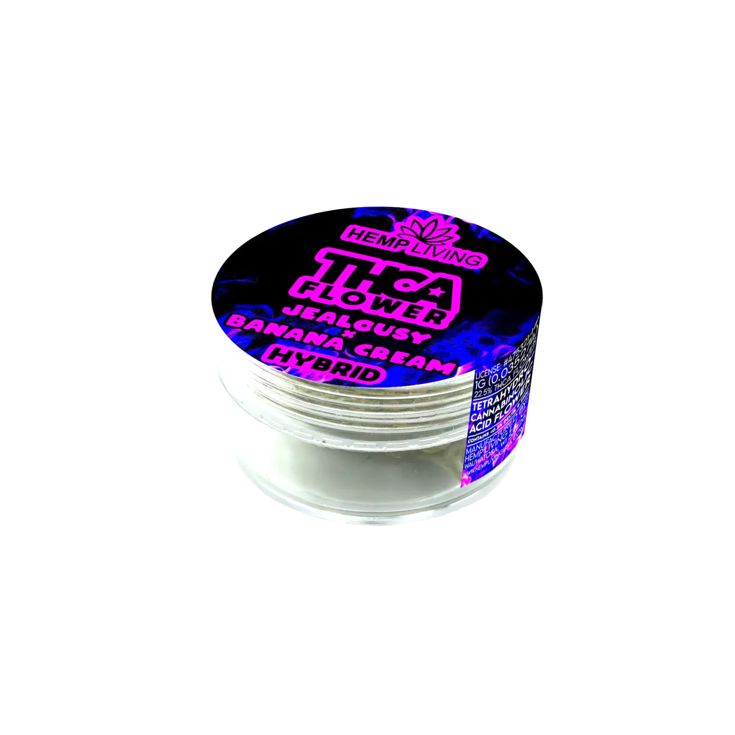 Hemp Living THCA Flower 1gr | Jealousy and Banana Cream