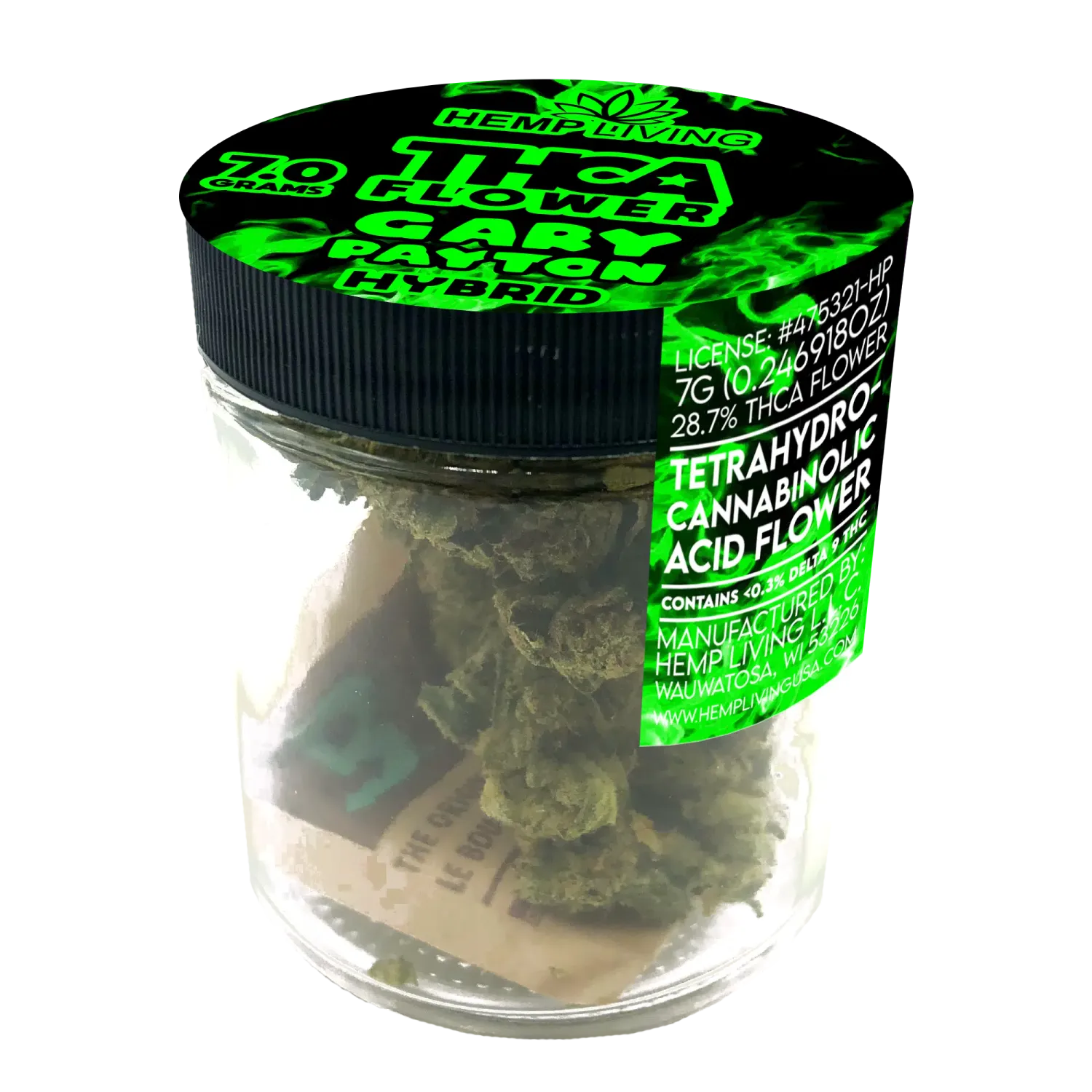 Hemp Living THCA Flower 7gr | Gary Payton