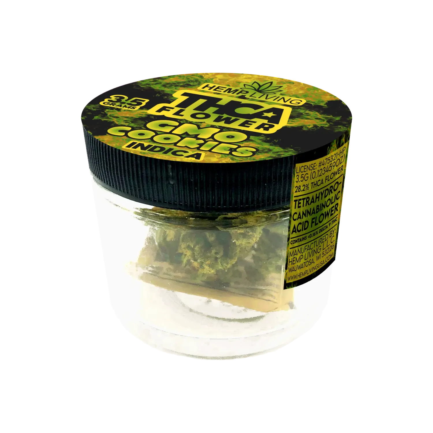 Hemp Living THCA Flower 3.5gr | GMO Cookies