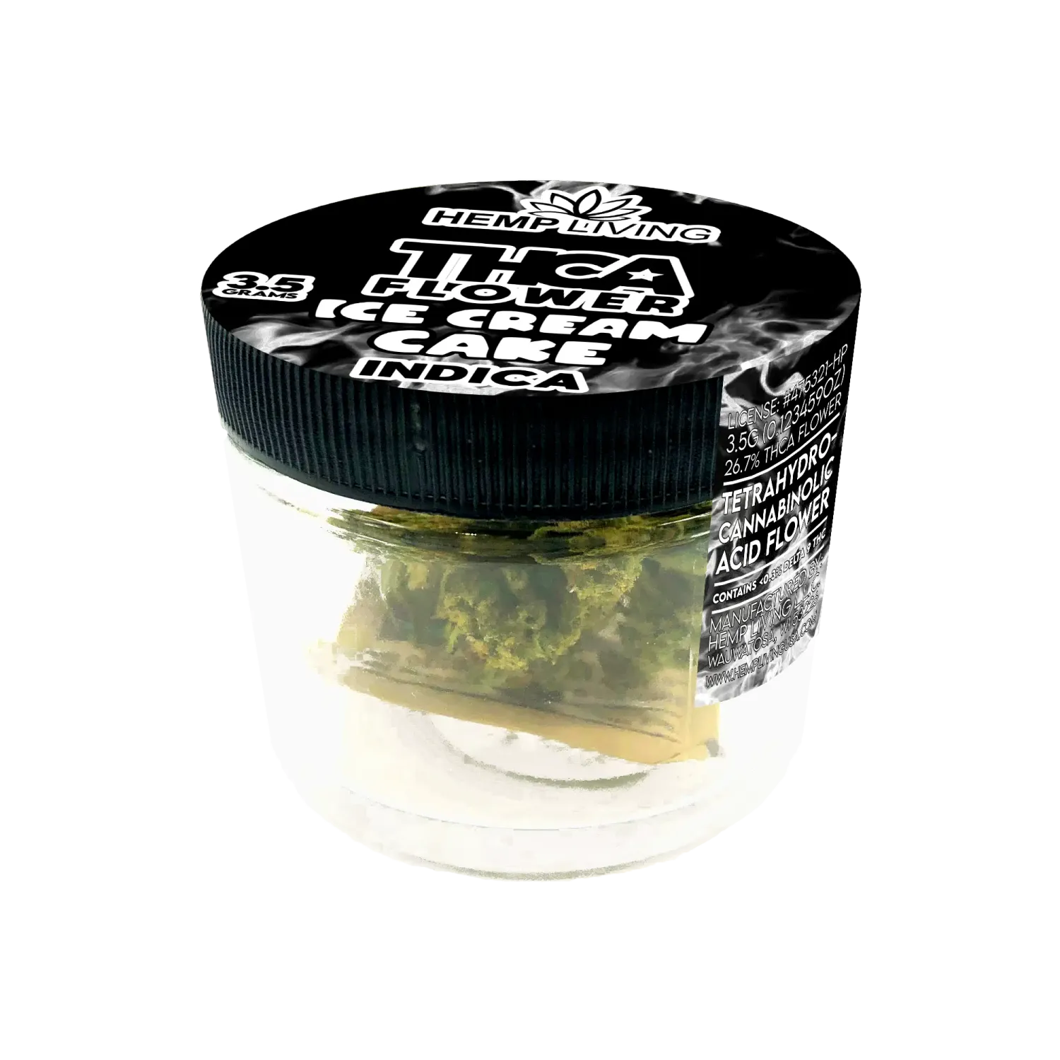 Hemp Living THCA Flower 3.5gr | Ice Cream Cake