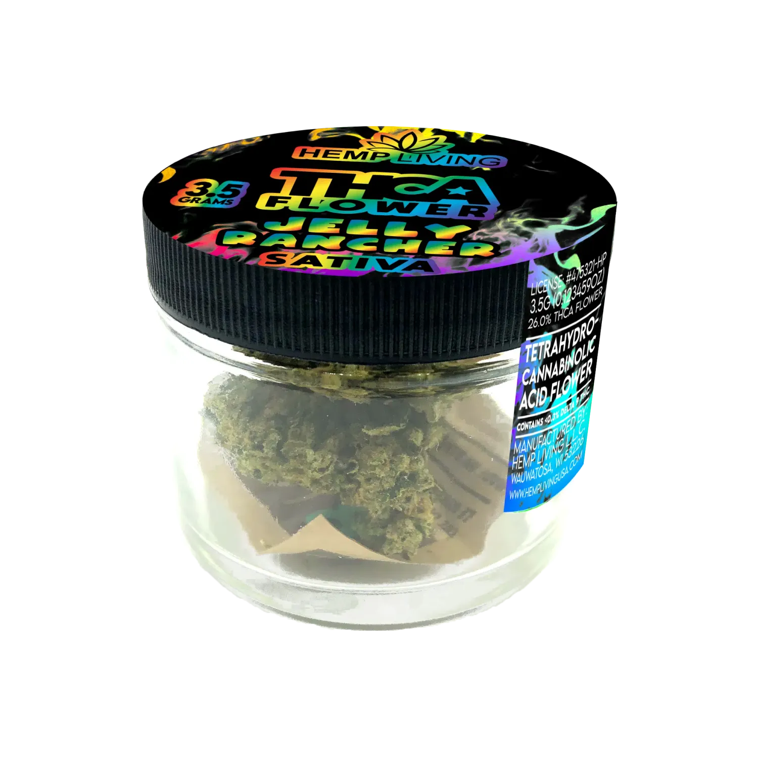 Hemp Living THCA Flower 3.5gr | Jelly Rancher