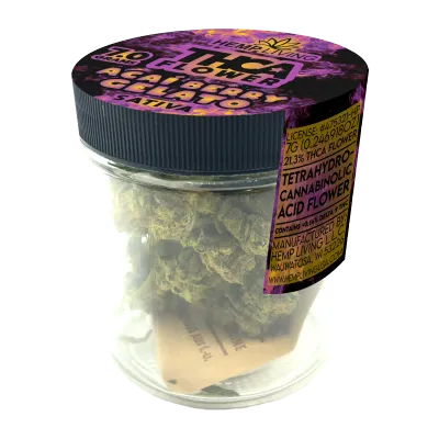 Hemp Living THCA Flower 7gr | Acai Berry Gelato