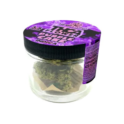 Hemp Living THCA Flower 3.5gr | Purple Cake