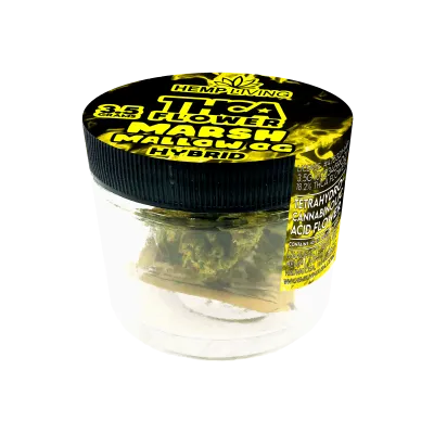 Hemp Living THCA Flower 3.5gr | Marsh Mallow OG