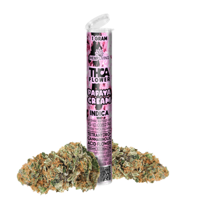 Hemp Living THCA Pre Roll | Papaya Cream