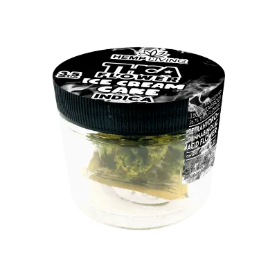 Hemp Living THCA Flower 3.5gr | Ice Cream Cake